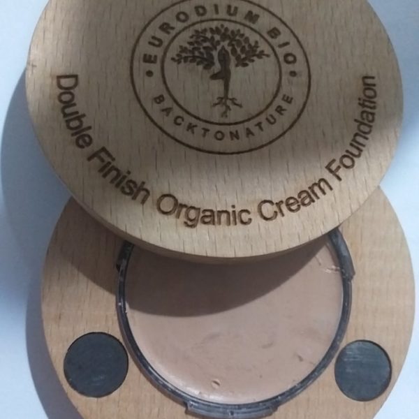 Fond de Teint 100% Bio – Crème Mat Poudre  – Double Finish Organic Cream Foundation Eurodium Bio